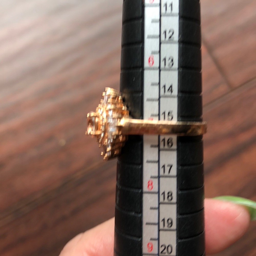 ROSE GOLD OVER SS RING, 7 - Picture 2 of 7